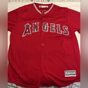 Angels trout red jersey